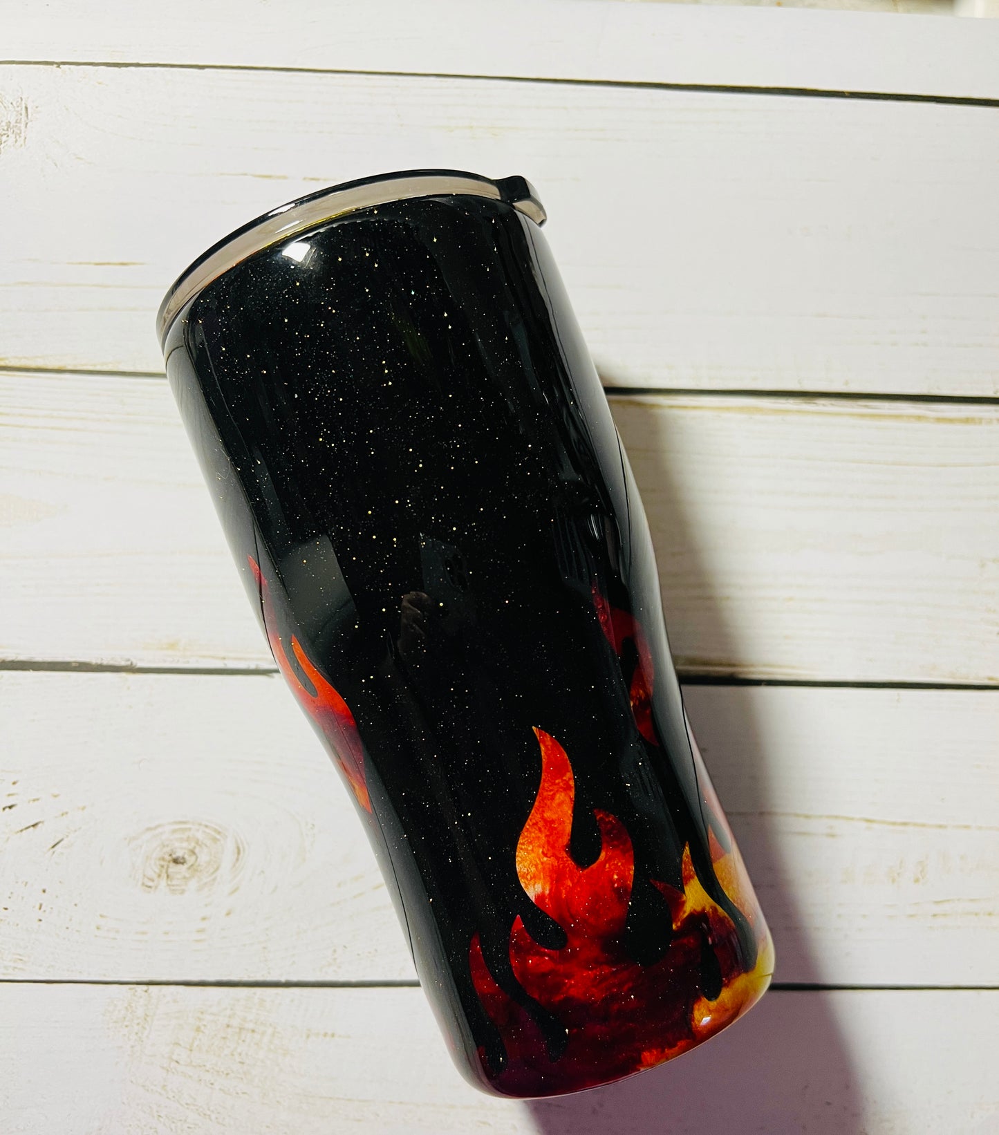 Flames tumbler