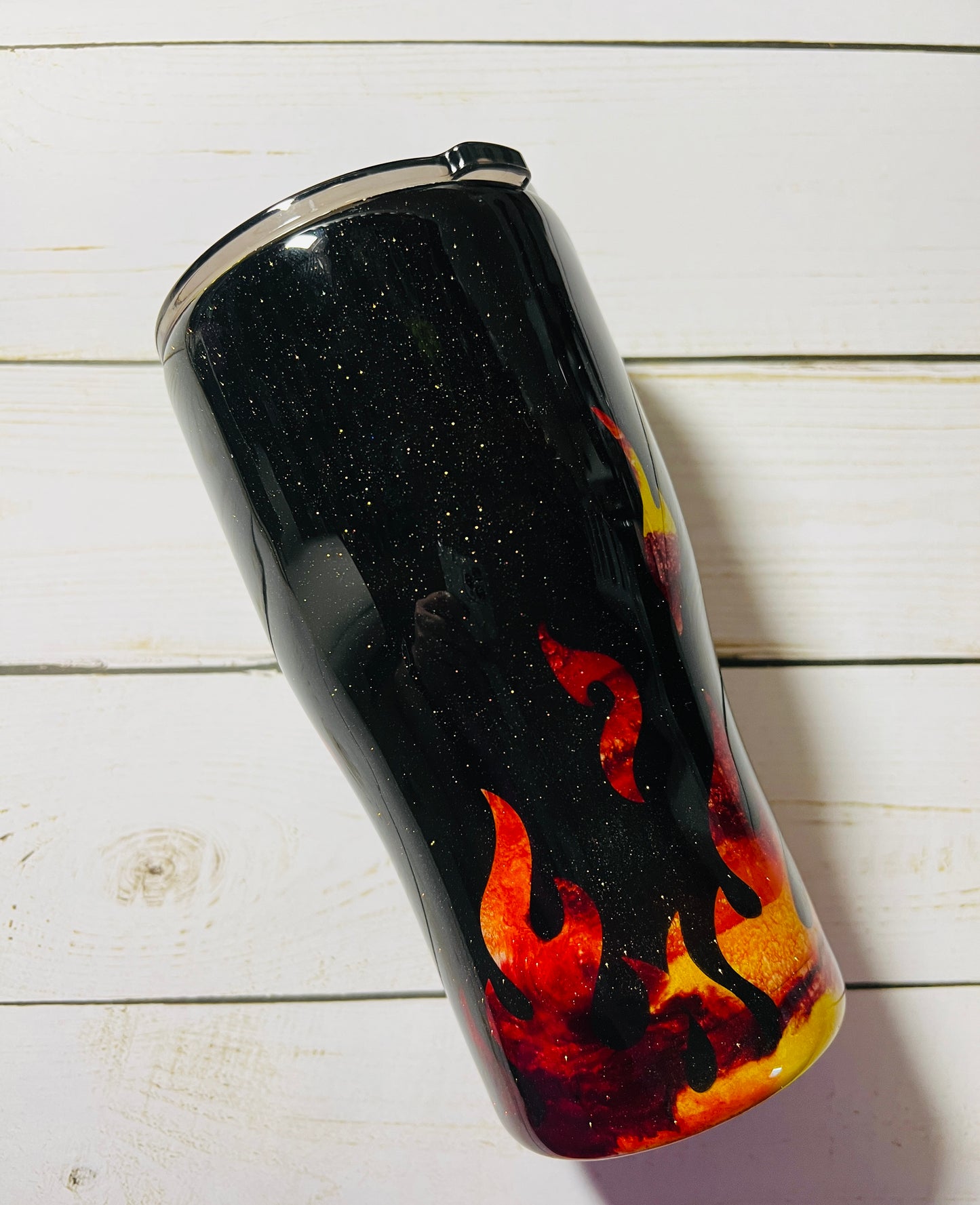 Flames tumbler