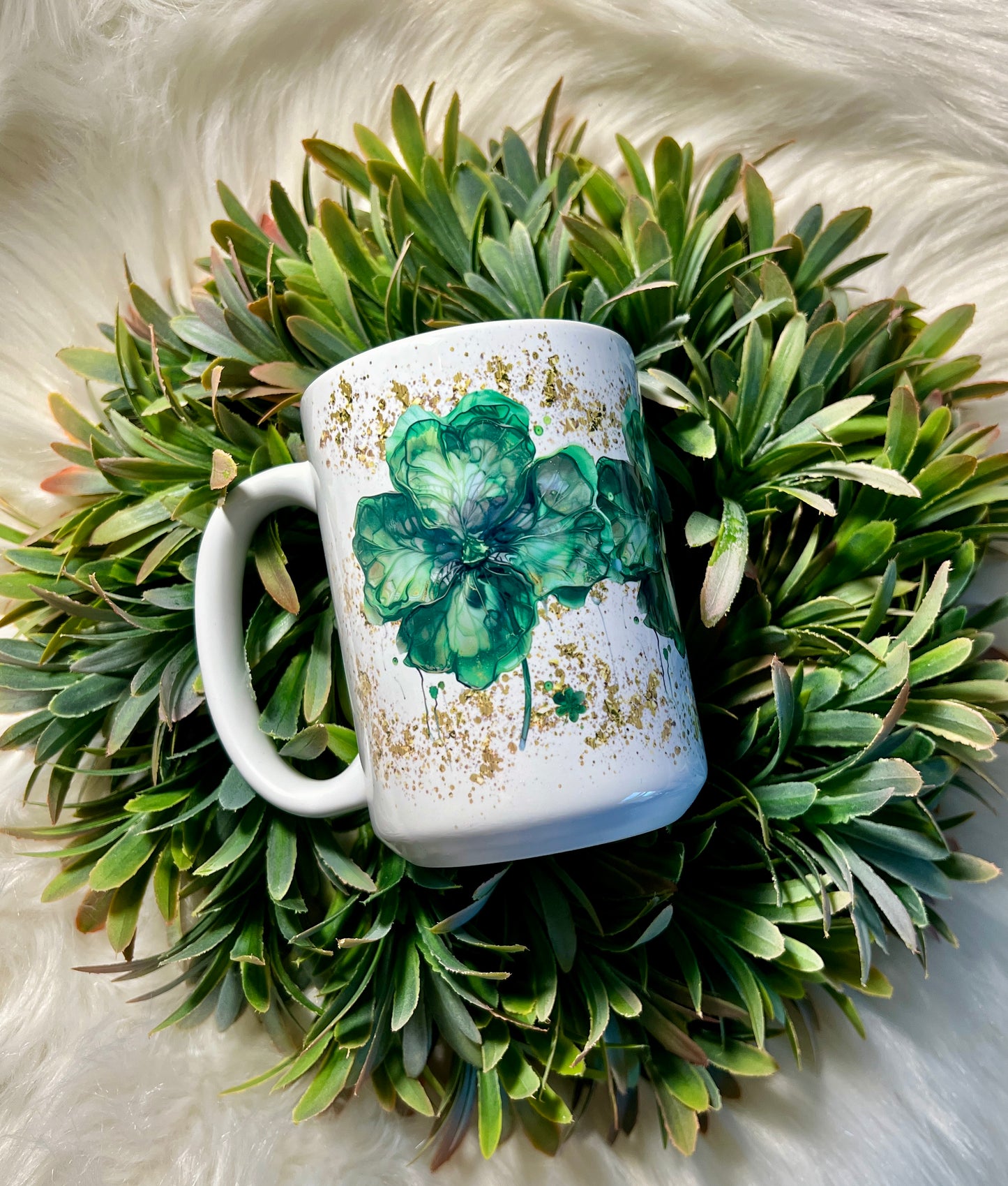 4leaf clover mug