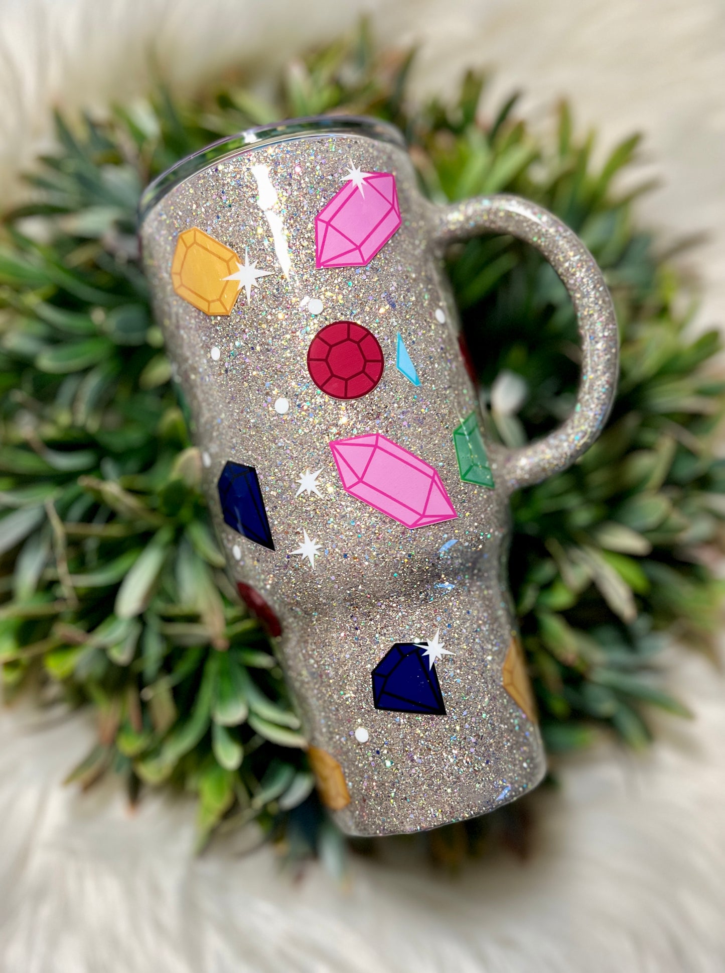 Bejeweled tumbler