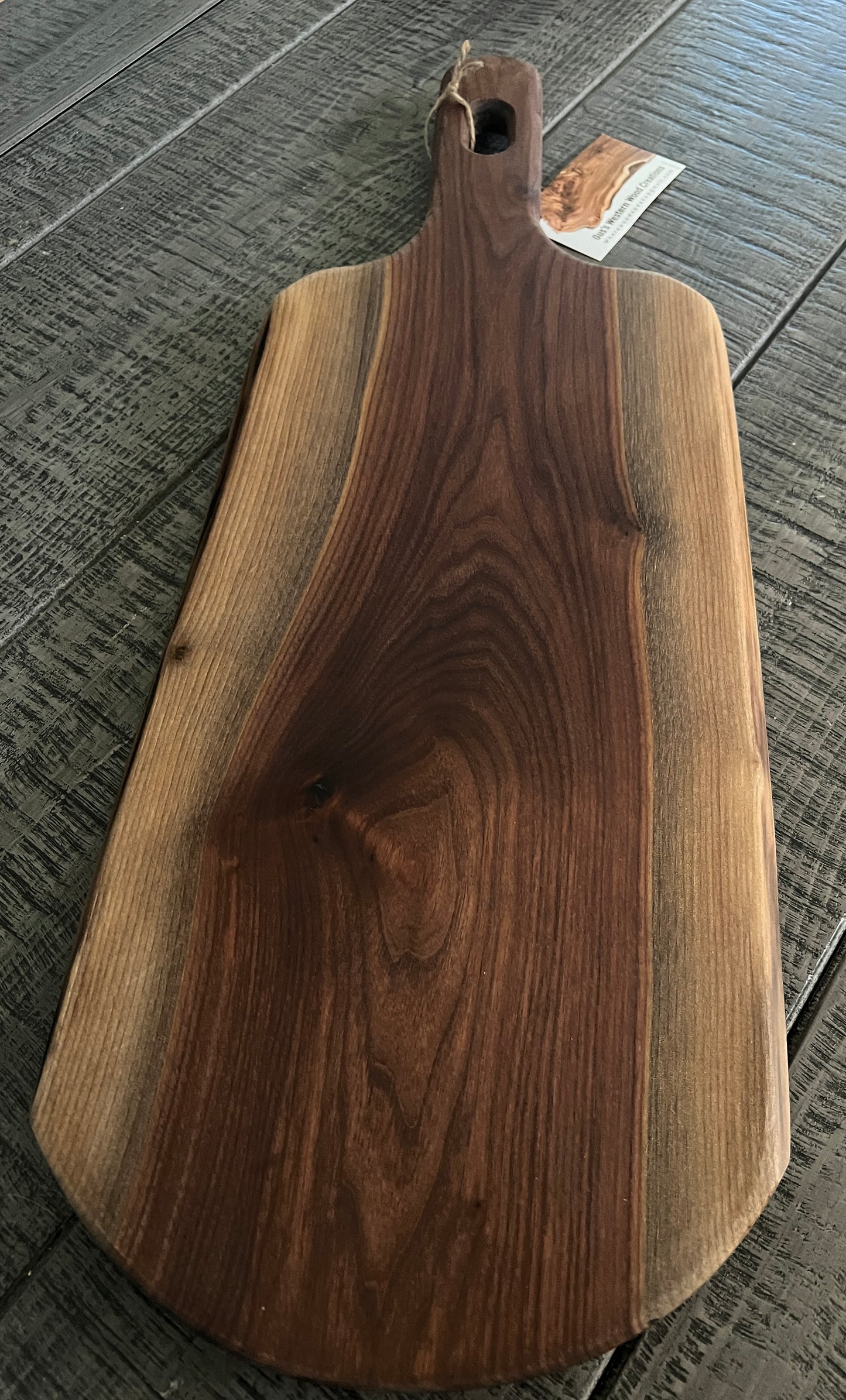 Walnut Cutting Board, live edge