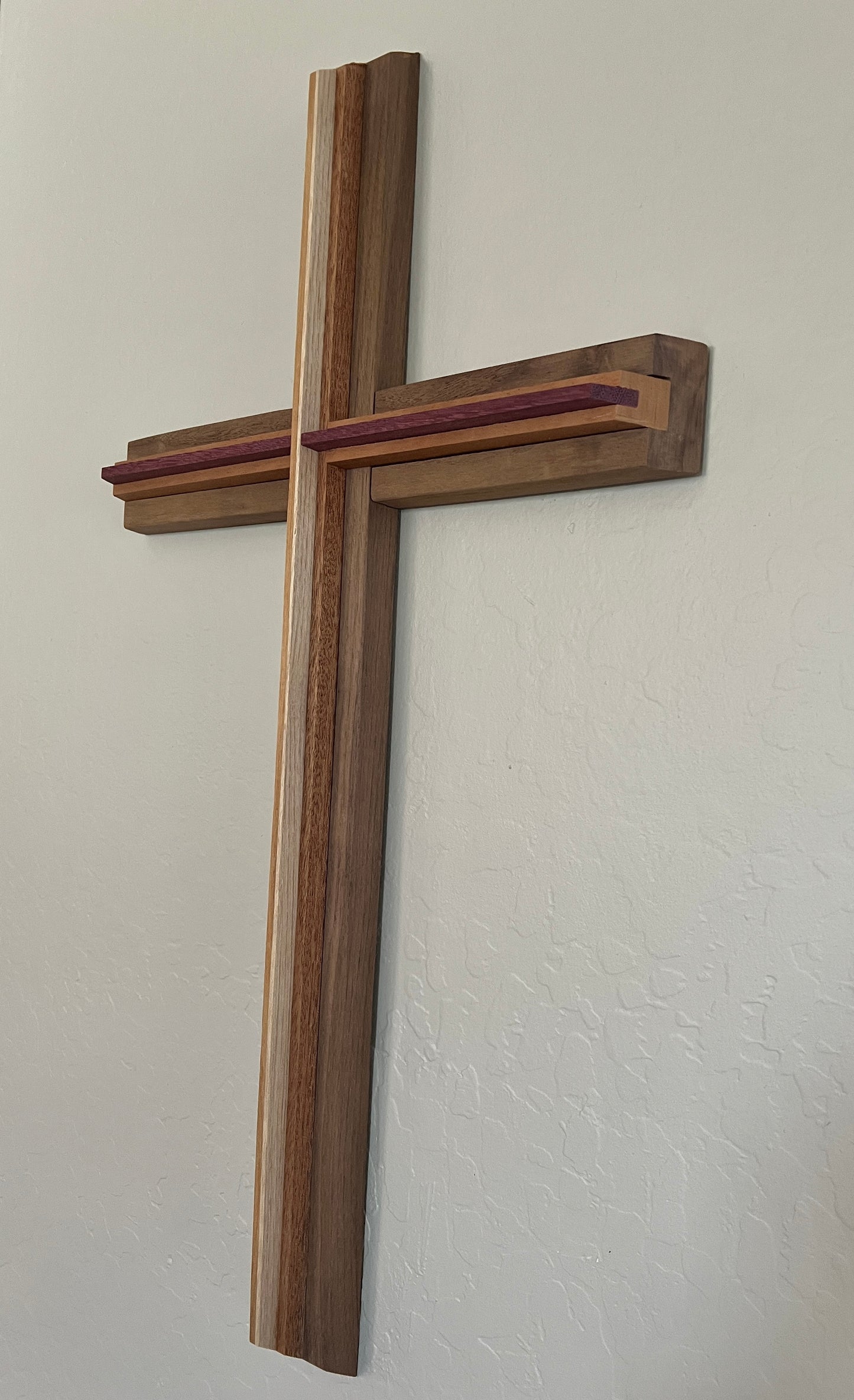 Wood Cross - 3D, dark