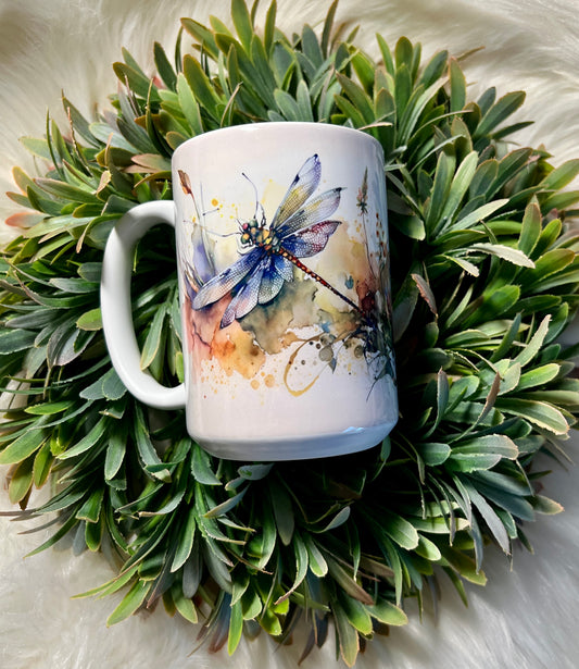 Dragonfly mug