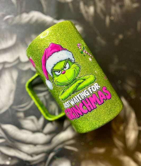 Tall mug - Waiting for Grinchmas