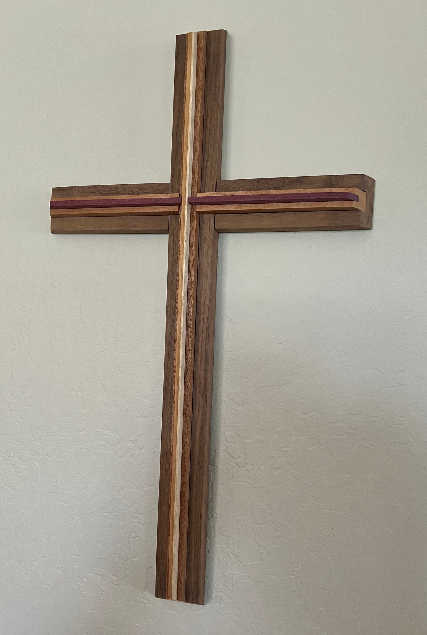 Wood Cross - 3D, dark