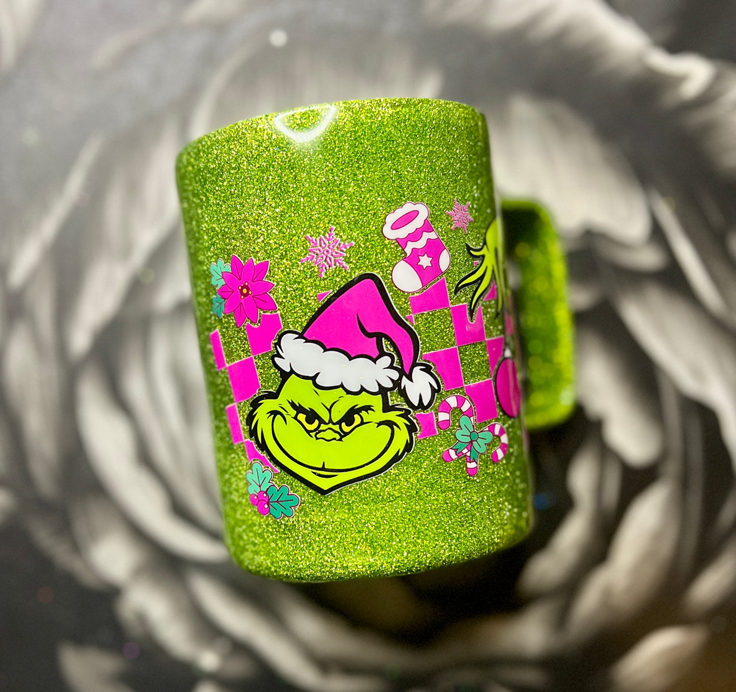 Waiting for Grinchmas mug