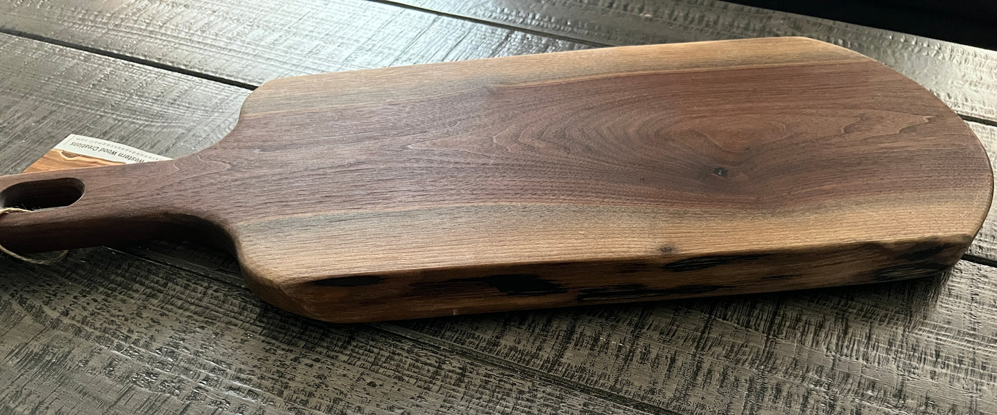 Walnut Cutting Board, live edge