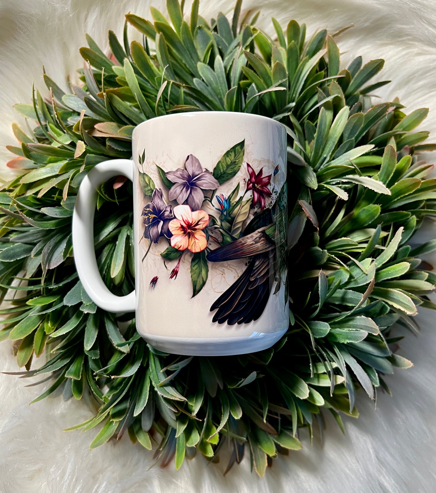 Hummingbird mug