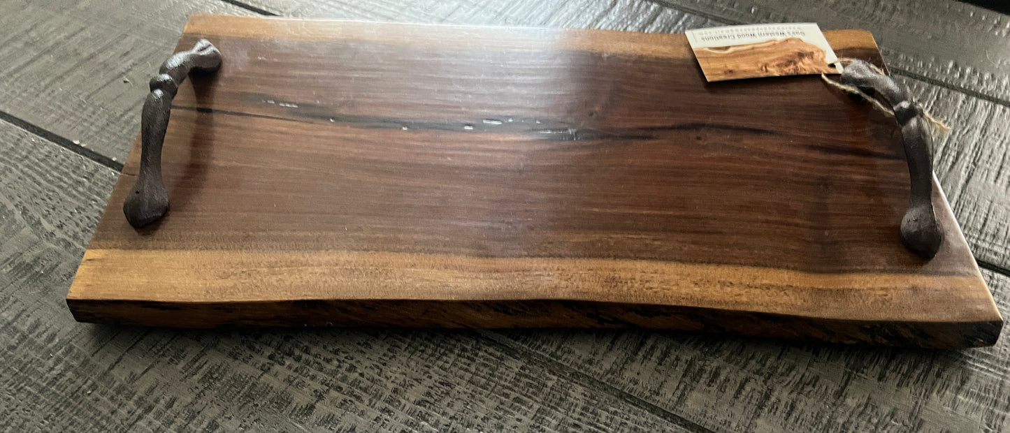 Walnut Serving Tray, live edge