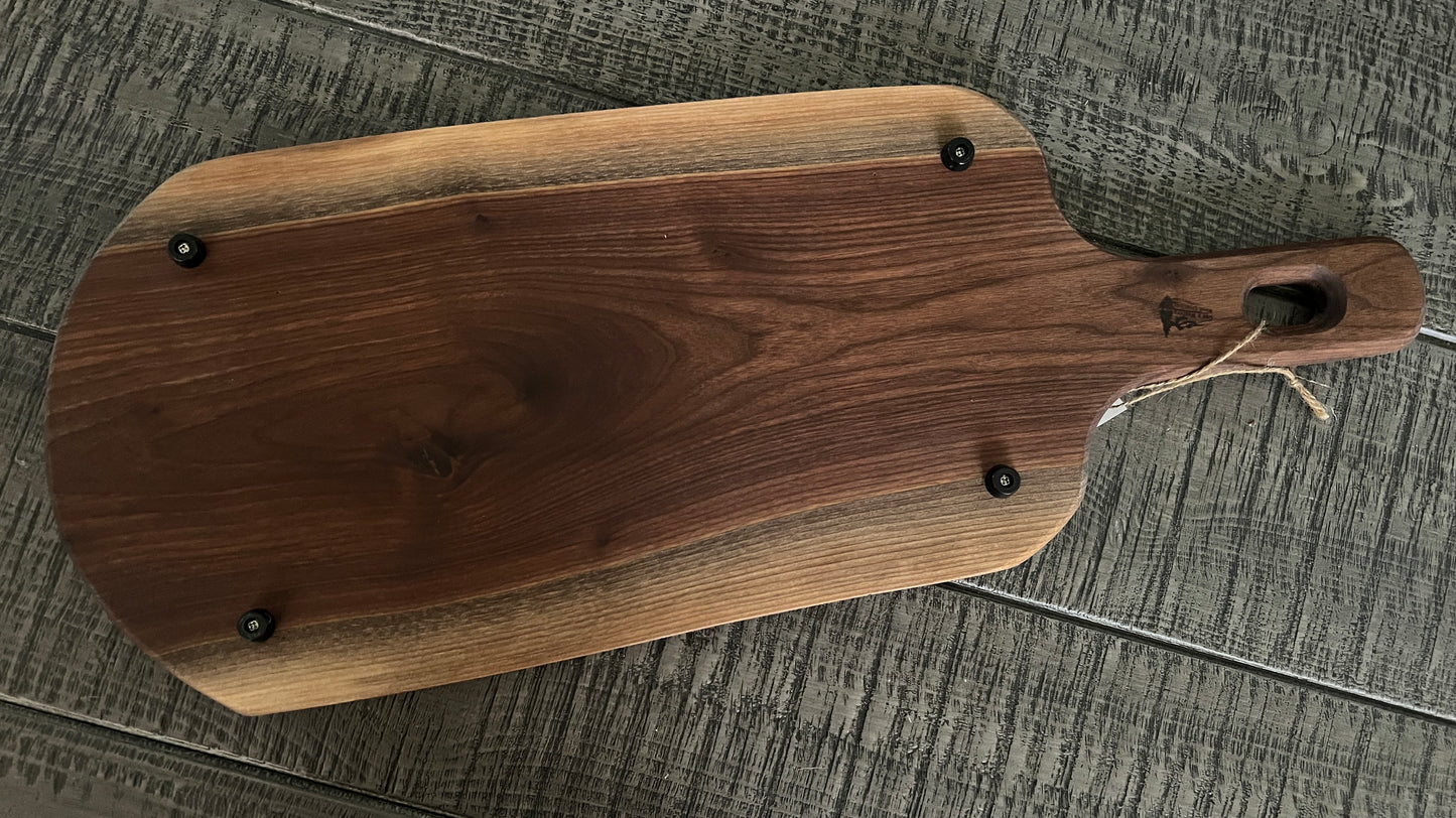 Walnut Cutting Board, live edge