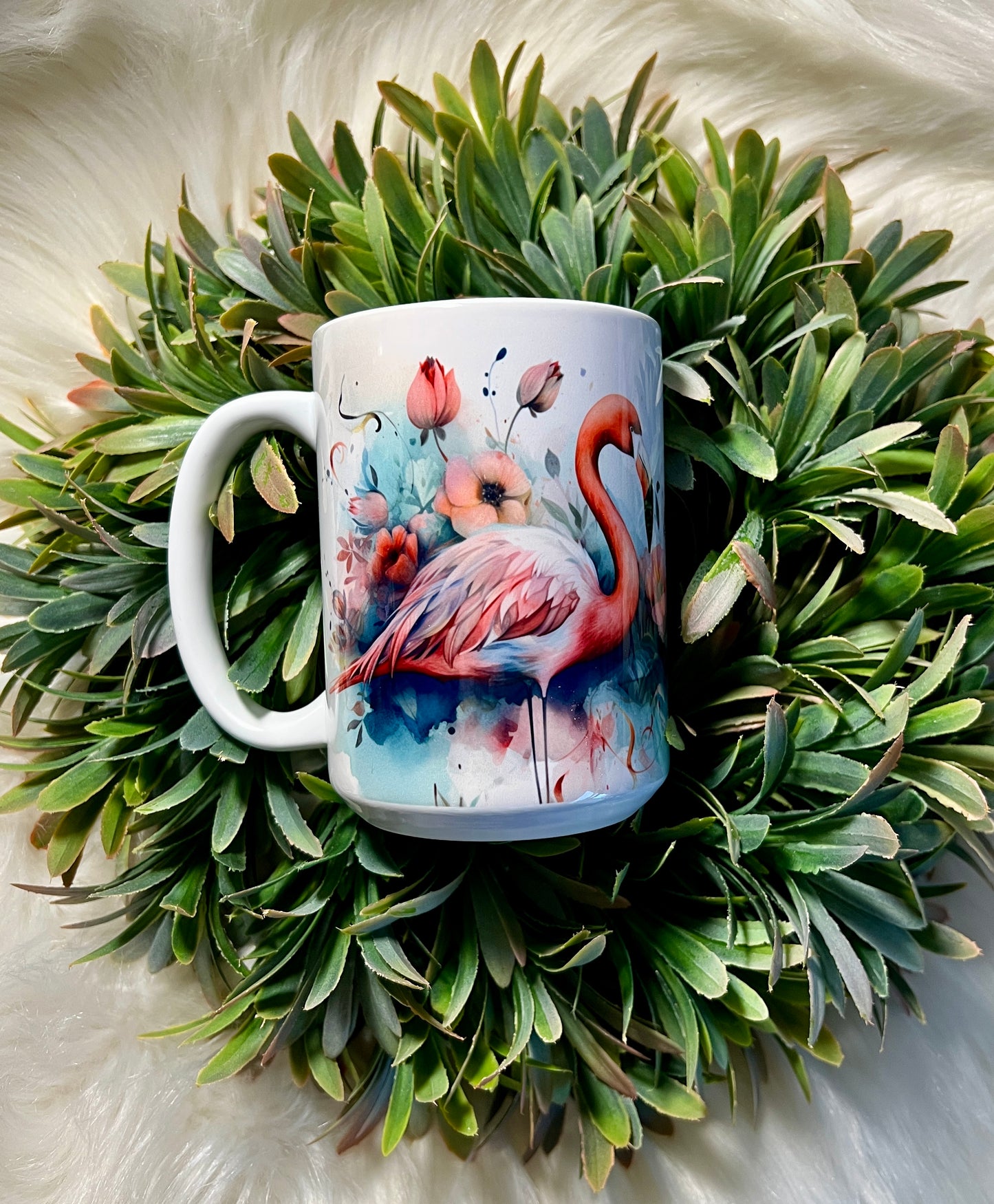 Flamingo mug