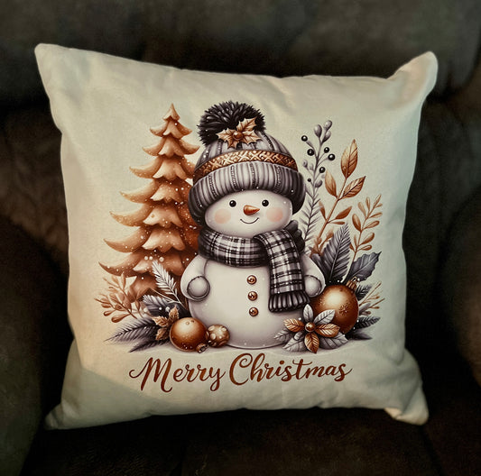Snowman pillow