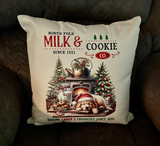 Milk and cookie pillow