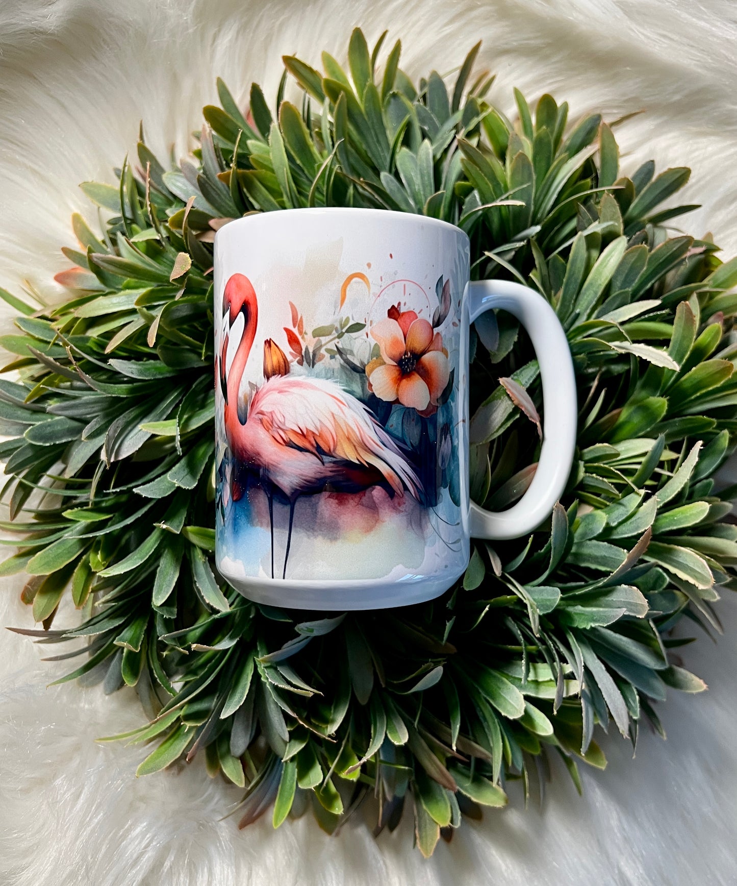 Flamingo mug