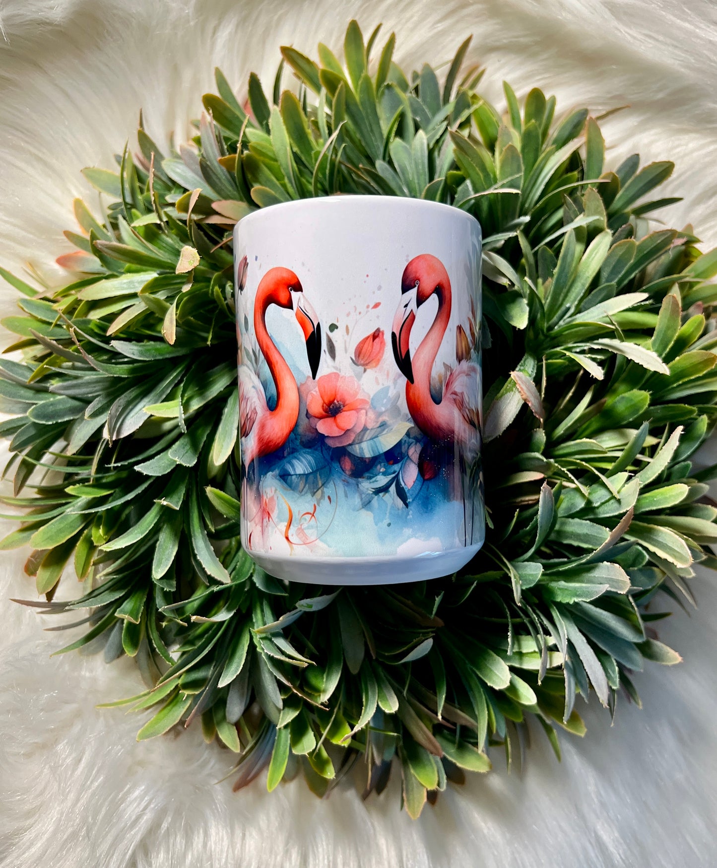 Flamingo mug