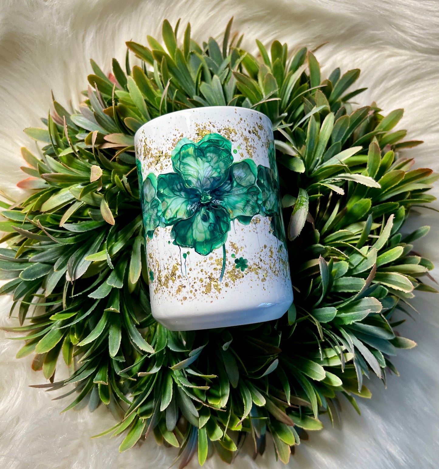 4leaf clover mug