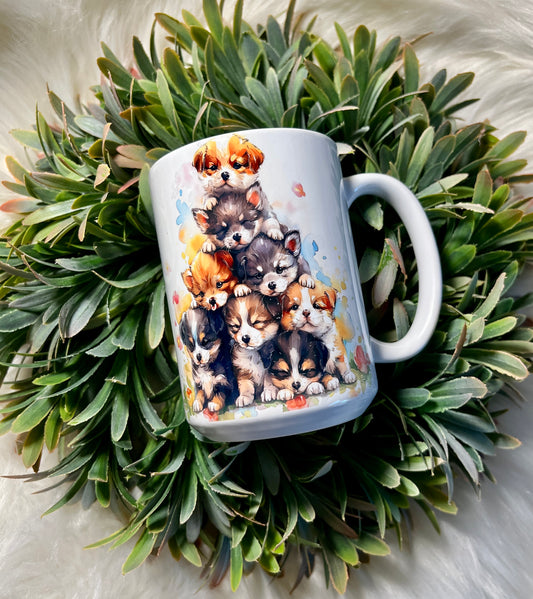 Puppies mug