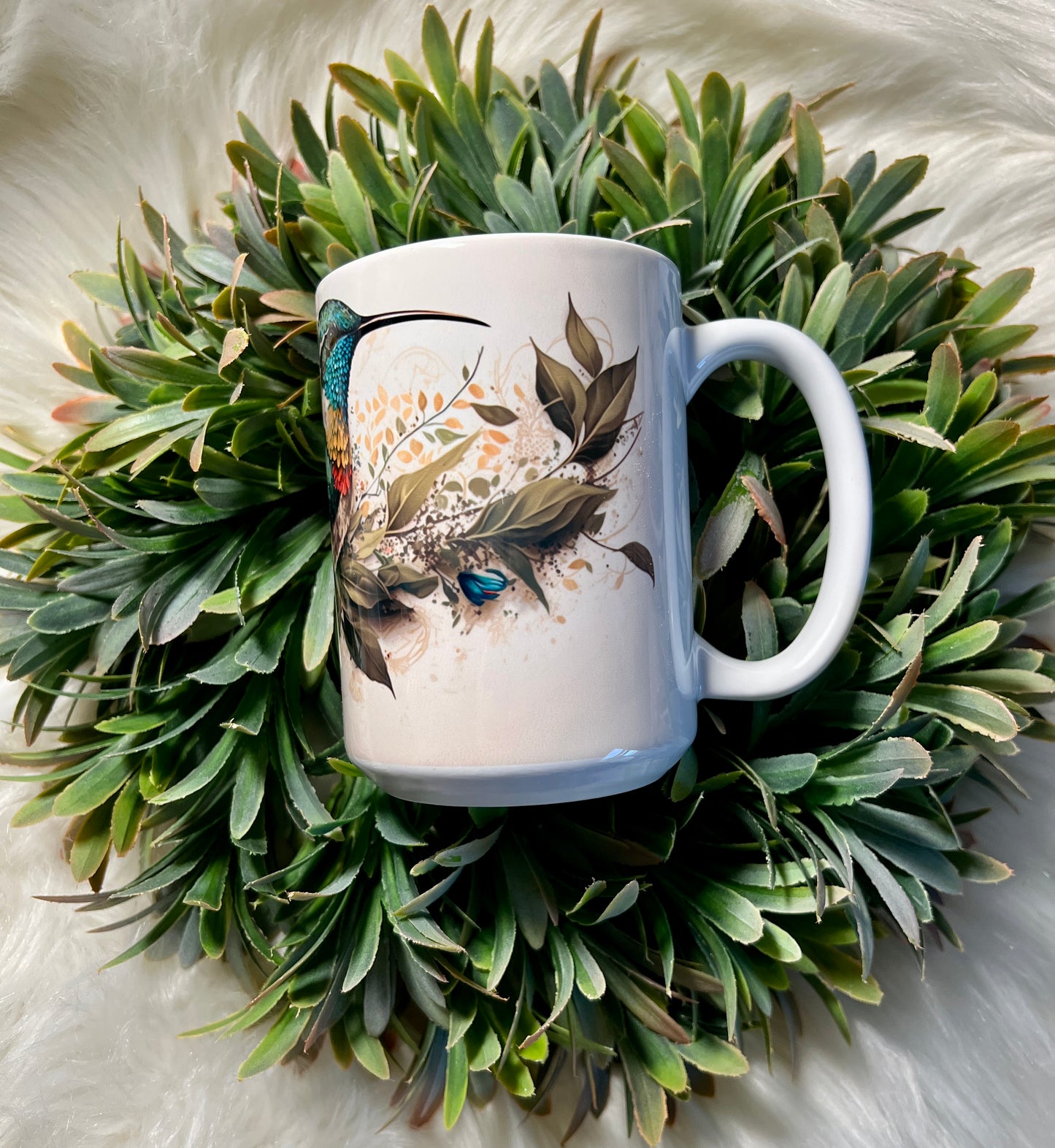 Hummingbird mug