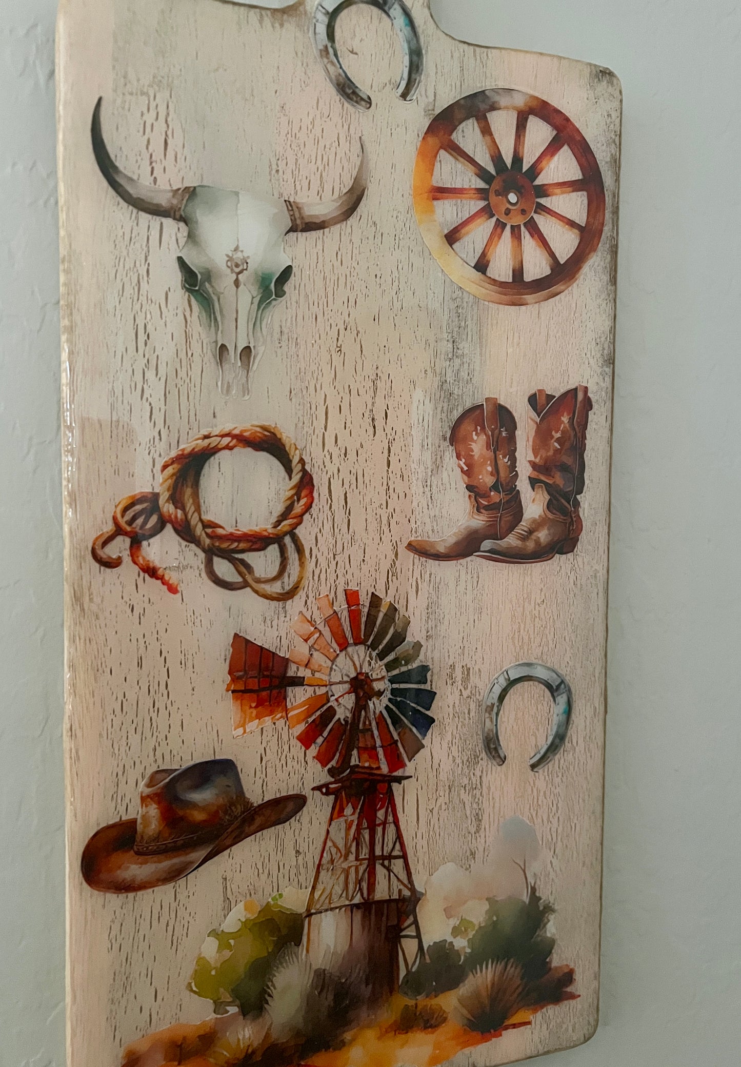 Wood wall decor - Southwest